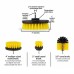 4pcs Nylon Drill Brush Kit Tub Cleaner Scrubber Cleaning Brushe Set